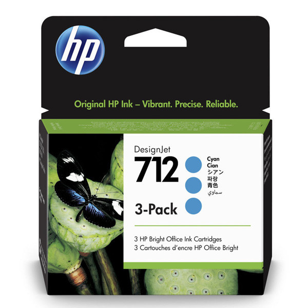 HP 3ED77A originální inkoust, 3-pack