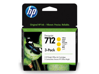 HP 3ED79A originální inkoust, 3-pack